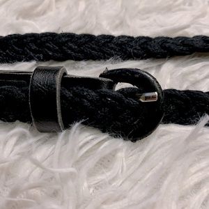 Medium Black Rope Belt